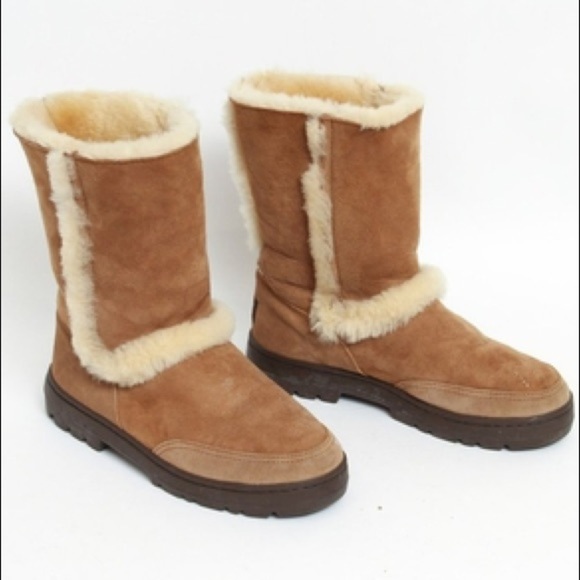 UGG Shoes - UGG Women's Brown Sundance Ii Reivival Sheepskin Knee-high Boots 10W
